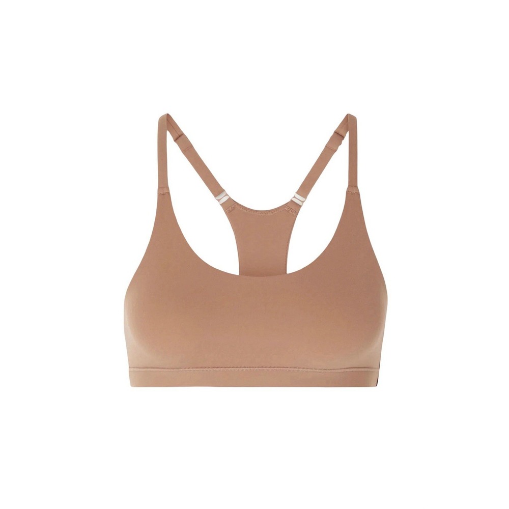 Skims Fits Everybody Racerback Bralette Clay Beige BR-SCN-1712 Mens XXS